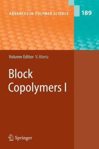 Cover of Block Copolymers I