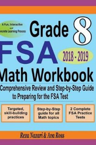 Cover of Grade 8 FSA Mathematics Workbook 2018 - 2019