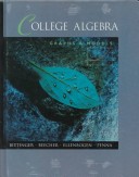 Book cover for College Algebra with Graphing Calulator