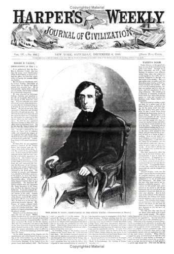 Cover of Harper's Weekly December 8, 1860
