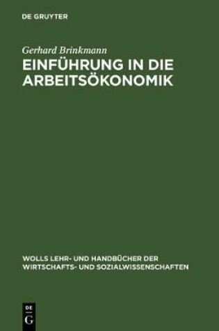 Cover of Einführung in die Arbeitsökonomik