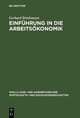 Book cover for Einführung in die Arbeitsökonomik