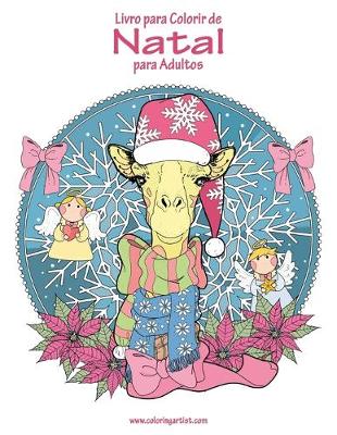 Cover of Livro para Colorir de Natal para Adultos