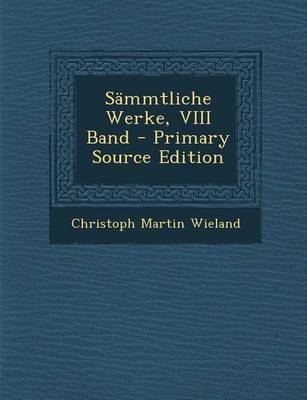 Book cover for Sammtliche Werke, VIII Band