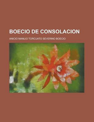 Book cover for Boecio de Consolacion