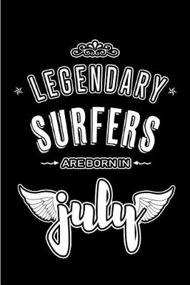 Book cover for Legendary Surfers are born in July