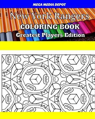 Book cover for New York Rangers Coloring Book Greatest Players Edition