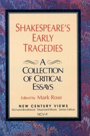 Cover of Shakespeares Early Tragedies