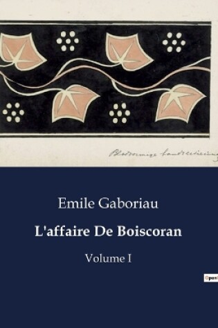 Cover of L'affaire De Boiscoran