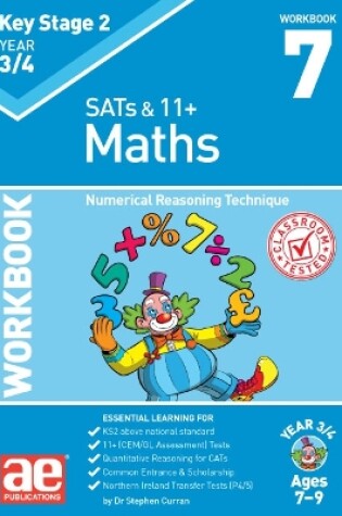 Cover of KS2 Maths Year 3/4 Workbook 7