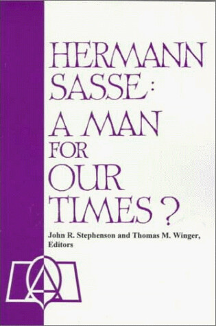 Cover of Hermann Sasse