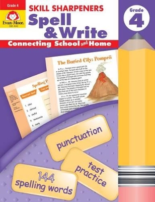 Book cover for Skill Sharpeners Spell & Write Grade 4