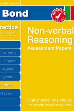 Cover of Bond Non-Verbal Reasoning Assessment Papers 7-8 Years