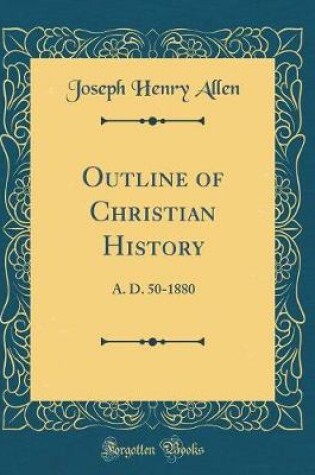 Cover of Outline of Christian History