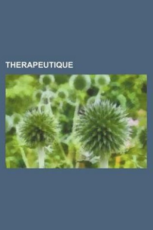 Cover of Therapeutique