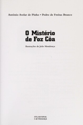 Cover of O Misterio De Foz Coa