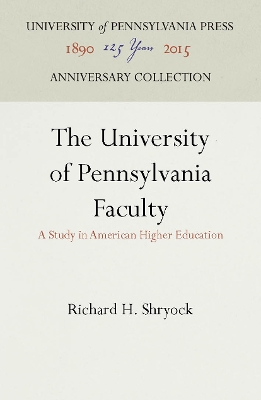 Book cover for The University of Pennsylvania Faculty