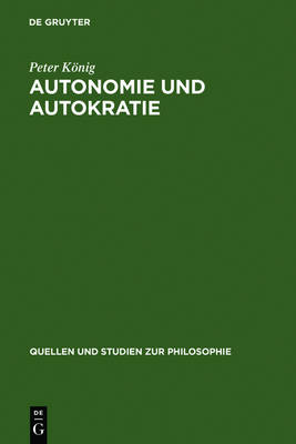 Book cover for Autonomie und Autokratie