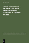 Book cover for Schriften Zur Theorie Und Geschichte Der Fabel
