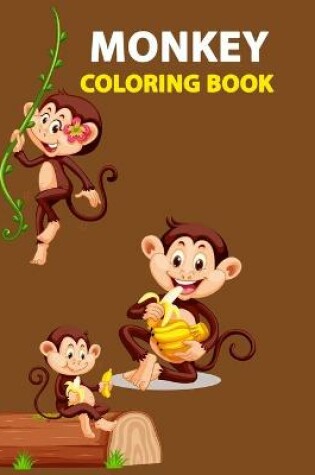 Cover of Monkey Coloring Book