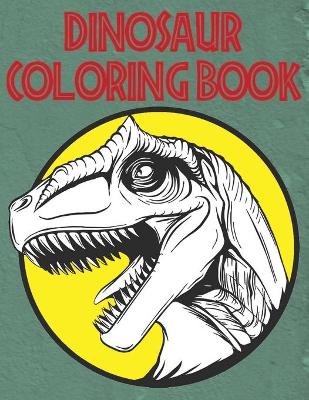 Book cover for Dinosaur Coloring Book -