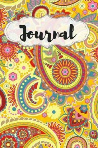 Cover of Yellow Paisley Notebook