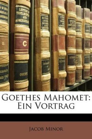 Cover of Goethes Mahomet