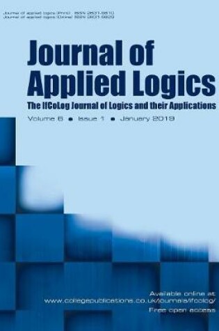 Cover of Journal of Applied Logics - The IfCoLog Journal of Logics and their Applications