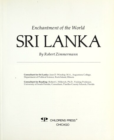 Book cover for Sri Lanka