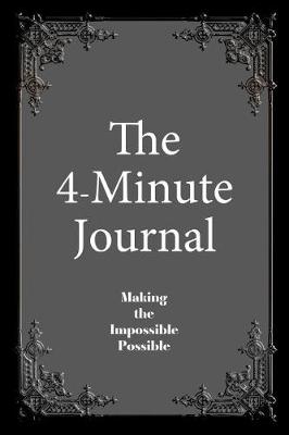 Book cover for The 4-Minute Journal - Undated Black