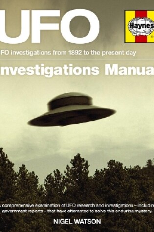 Cover of UFO Investigations Manual