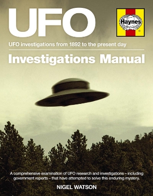 Book cover for UFO Investigations Manual