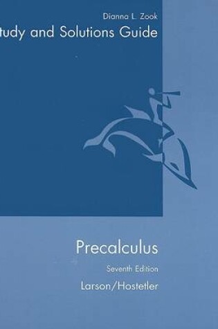 Cover of Student Solutions Guide for Larson/Hostetler, Precalculus, 7th