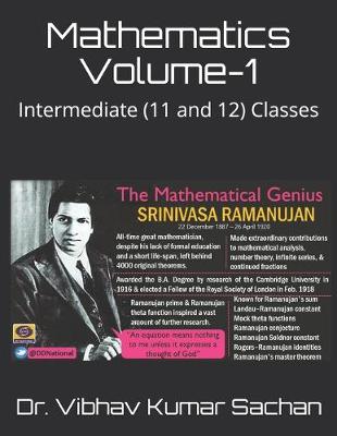 Book cover for Mathematics Volume-1
