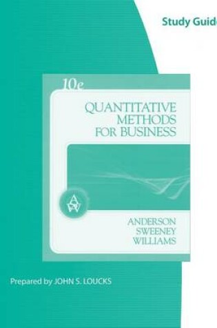 Cover of Study Guide for Anderson/Sweeney/Williams' Quantitative Methods for  Business, 10th