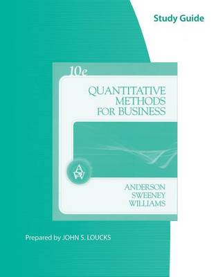 Book cover for Study Guide for Anderson/Sweeney/Williams' Quantitative Methods for  Business, 10th