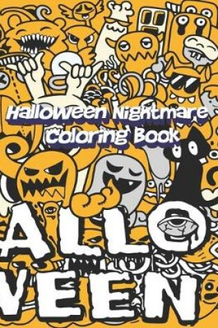 Cover of Halloween Nightmare Coloring Book