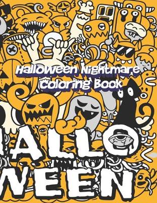 Book cover for Halloween Nightmare Coloring Book