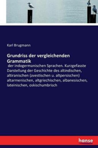 Cover of Grundriss der vergleichenden Grammatik