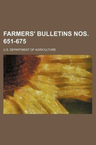 Cover of Farmers' Bulletins Nos. 651-675