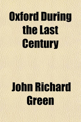 Book cover for Oxford During the Last Century