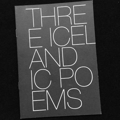 Cover of Three Icelandic Poems