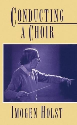 Book cover for Conducting a Choir