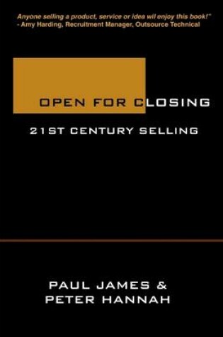 Cover of Open for Closing: 21St Century Selling