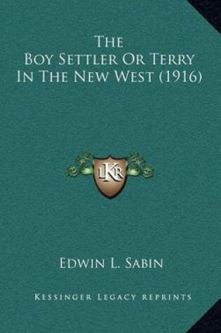 Cover of The Boy Settler or Terry in the New West (1916)