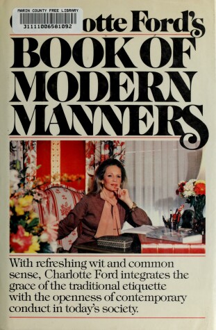 Book cover for Charlotte Ford's Book of Modern Manners