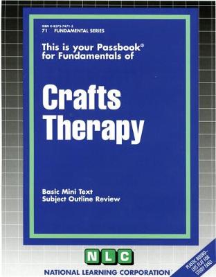 Book cover for CRAFTS THERAPY