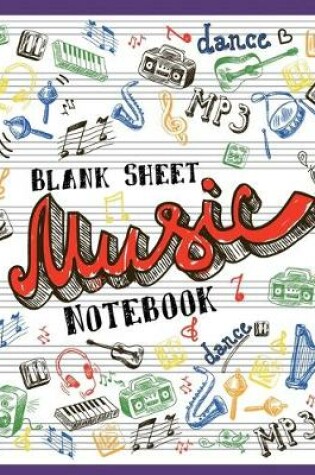 Cover of Blank Sheet Music Notebook