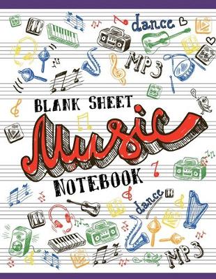 Book cover for Blank Sheet Music Notebook