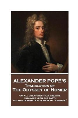 Book cover for The Odyssey of Homer translated by Alexander Pope